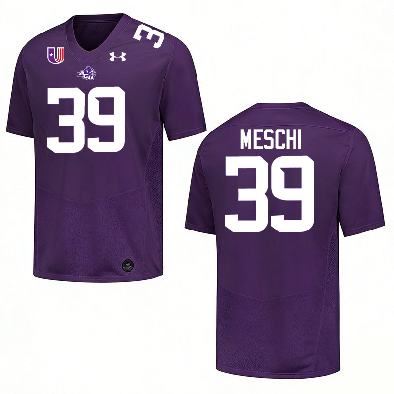 Abilene Christian Wildcats #39 Kyler Meschi College Football Jerseys,Uniforms Stitched-Purple Abilene Christian Wildcats #39 Kyler Meschi College Football Jerseys,Uniforms Stitched-Purple